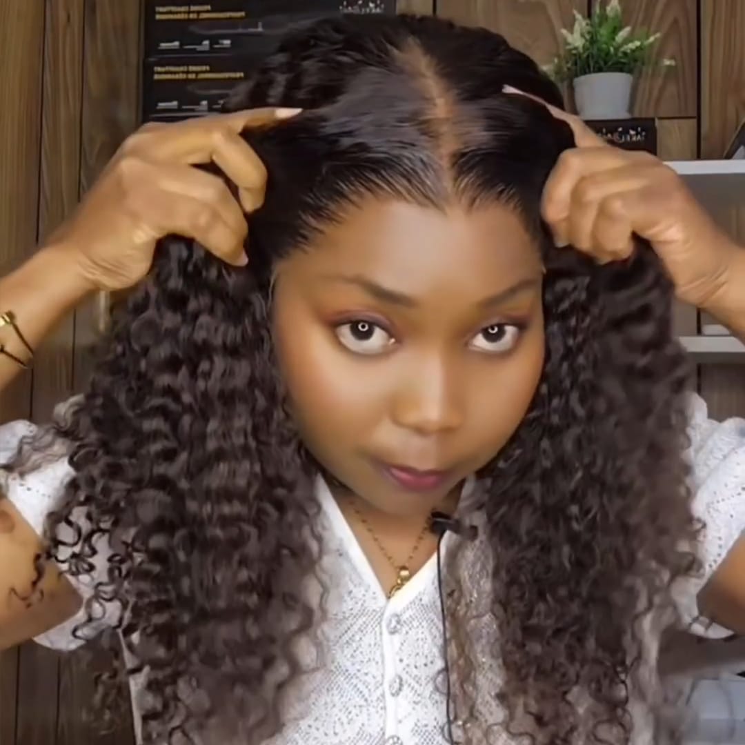 ailuxyhair-fr AILUXY Perruques Luxueuses Adoptez le charme du brun 1B – Des boucles vivantes et pleines de lumière
