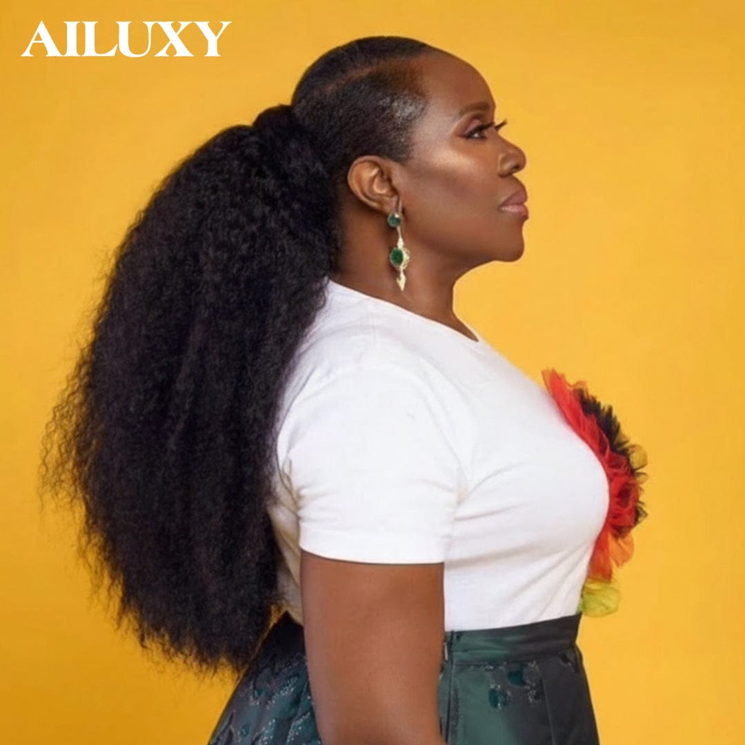 ailuxyhair-fr AILUXY Queue de Cheval Afro – Texture Naturelle et Tenue Parfaite