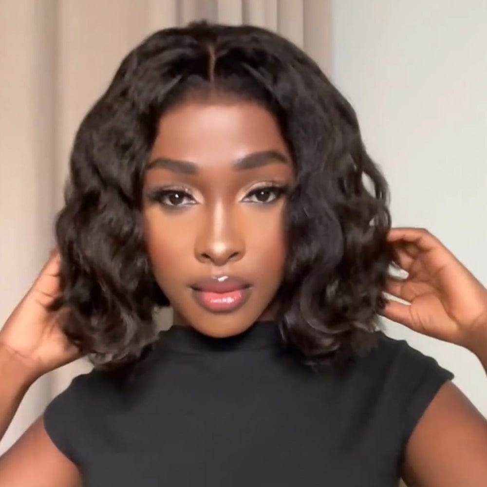 ailuxyhair-fr AILUXY Rouler Perruques 4x4 Lace Closure 200% densité Vrais 100% Cheveux Humains comme sur la vidéo 2 - 3 jours reçus+Un beau cadeau