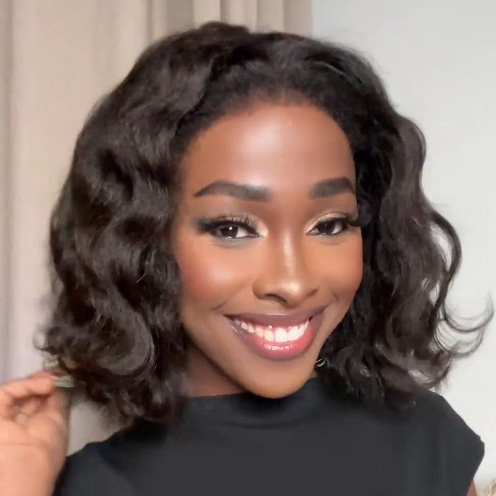 ailuxyhair-fr AILUXY Rouler Perruques 4x4 Lace Closure 200% densité Vrais 100% Cheveux Humains comme sur la vidéo 2 - 3 jours reçus+Un beau cadeau