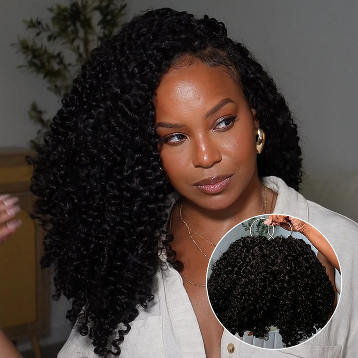 ailuxyhair-fr AILUXY Tissage à Nœuds Plumes à Petites Boucles ,Texture Crépue Authentique,100% cheveux humains 2.0
