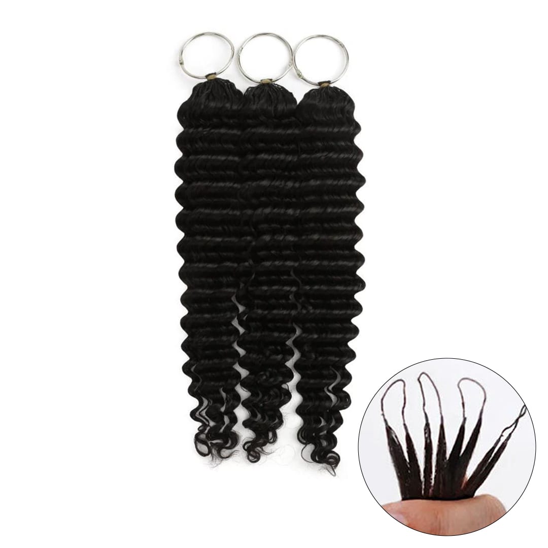 ailuxyhair-fr AILUXY Tissage à Nœuds Plumes Loose Wave, Vagues Décontractées et Aérées, Texture Souple et Facile à Coiffer, Polyvalentes pour Toutes Coiffures