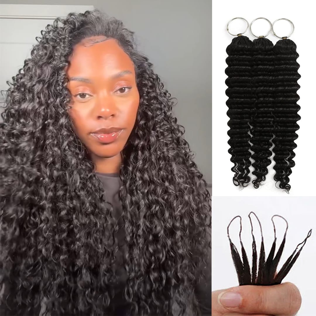 ailuxyhair-fr AILUXY Tissage à Nœuds Plumes Loose Wave, Vagues Décontractées et Aérées, Texture Souple et Facile à Coiffer, Polyvalentes pour Toutes Coiffures