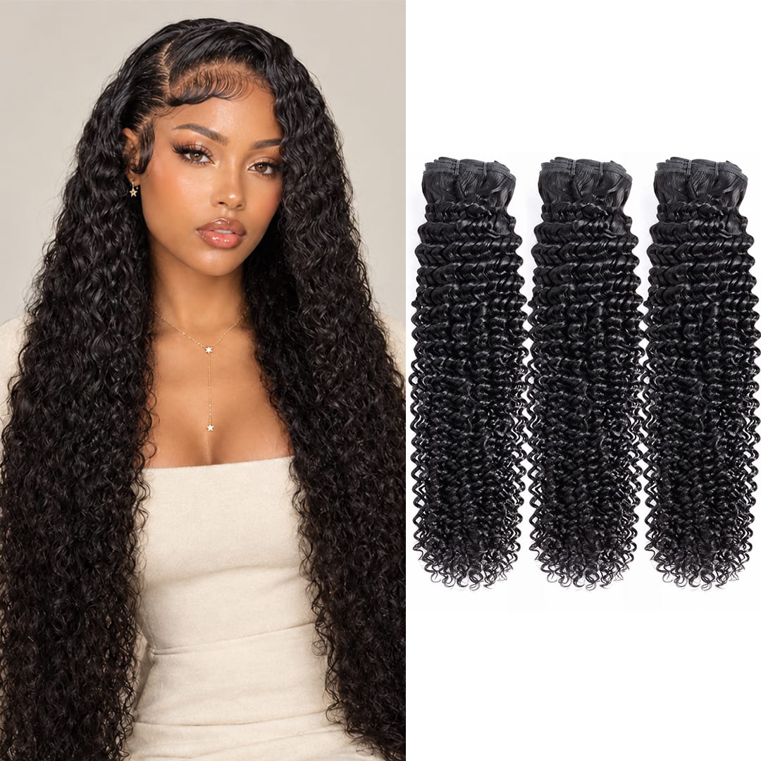 ailuxyhair-fr AILUXY Tissage Bouclé Noir 3 Paquets 100% Cheveux Humains