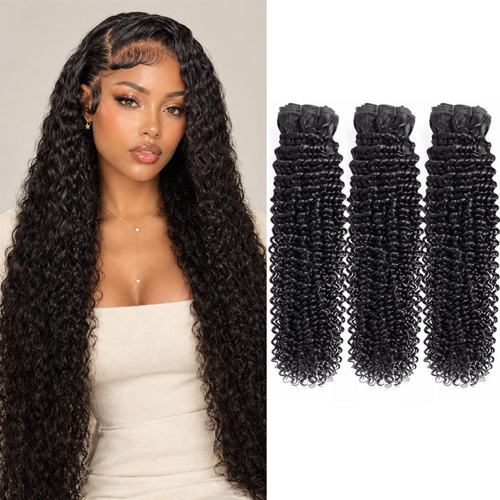ailuxyhair-fr AILUXY Tissage Bouclé Noir 3 Paquets 100% Cheveux Humains