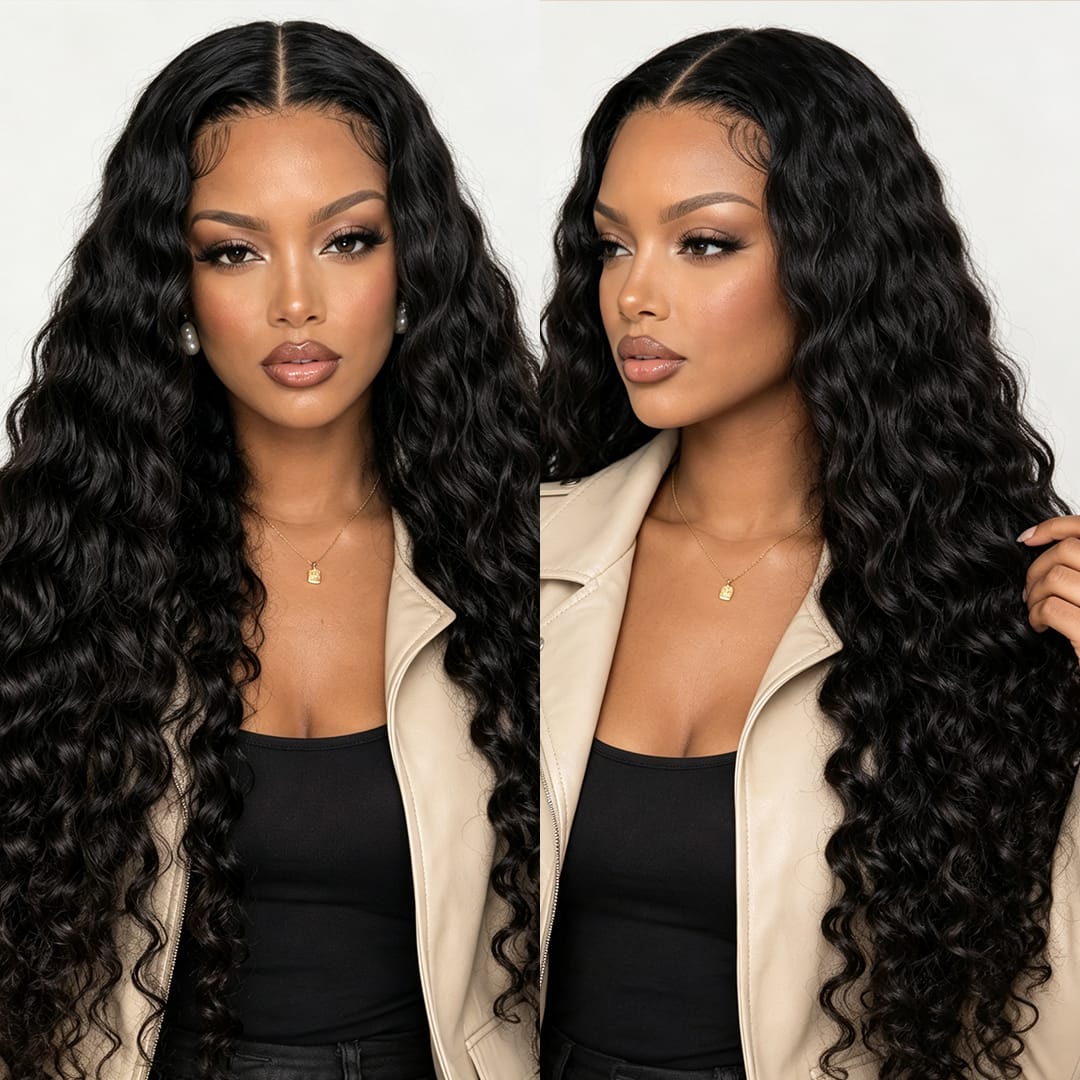 ailuxyhair-fr AILUXY Tissage Deep Wave Noir 100% Cheveux Humains