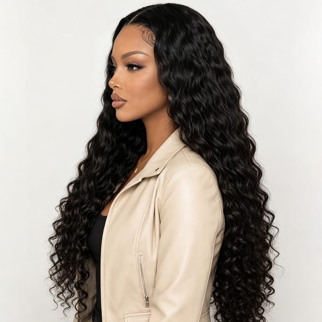 ailuxyhair-fr AILUXY Tissage Deep Wave Noir 100% Cheveux Humains