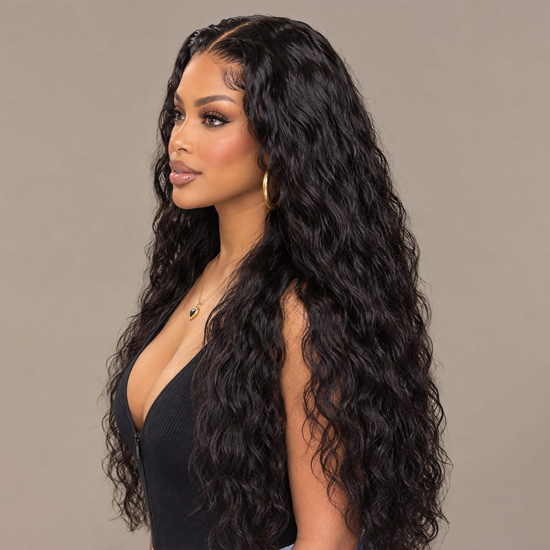 ailuxyhair-fr AILUXY Tissage Water Wave Noir 100% Cheveux Humains