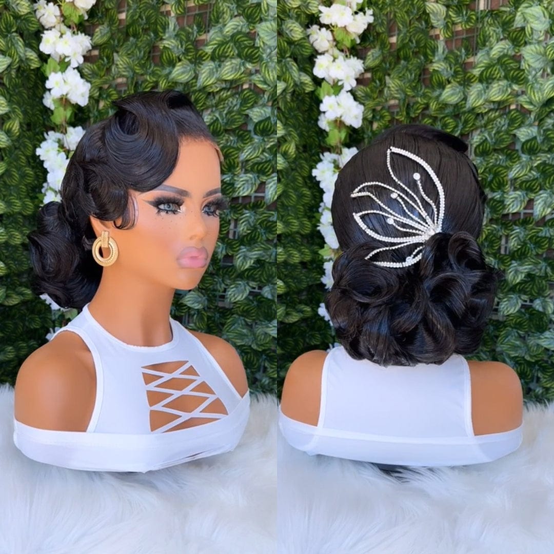 ailuxyhair-fr Coiffure de mariage identique à l'image AILUXY La perruque de mariage parfaite | Charme Vintage