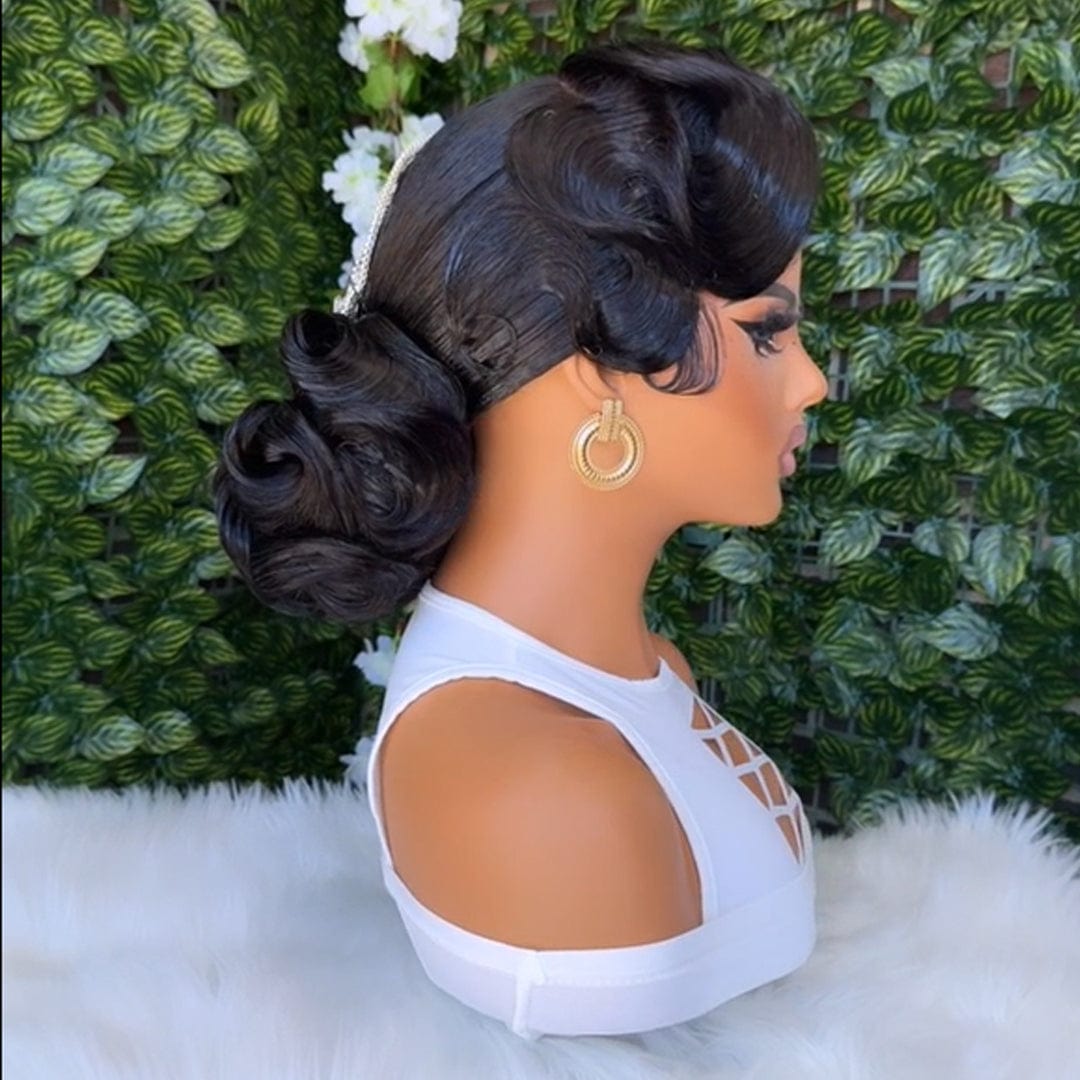 ailuxyhair-fr Coiffure de mariage identique à l'image AILUXY La perruque de mariage parfaite | Charme Vintage