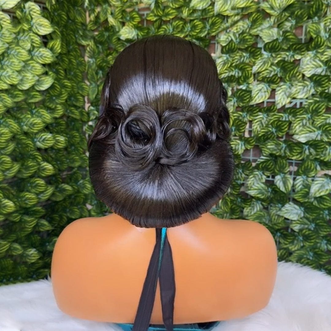 ailuxyhair-fr Coiffure de mariage identique à l'image AILUXY La perruque de mariage parfaite | Courbes Élégantes