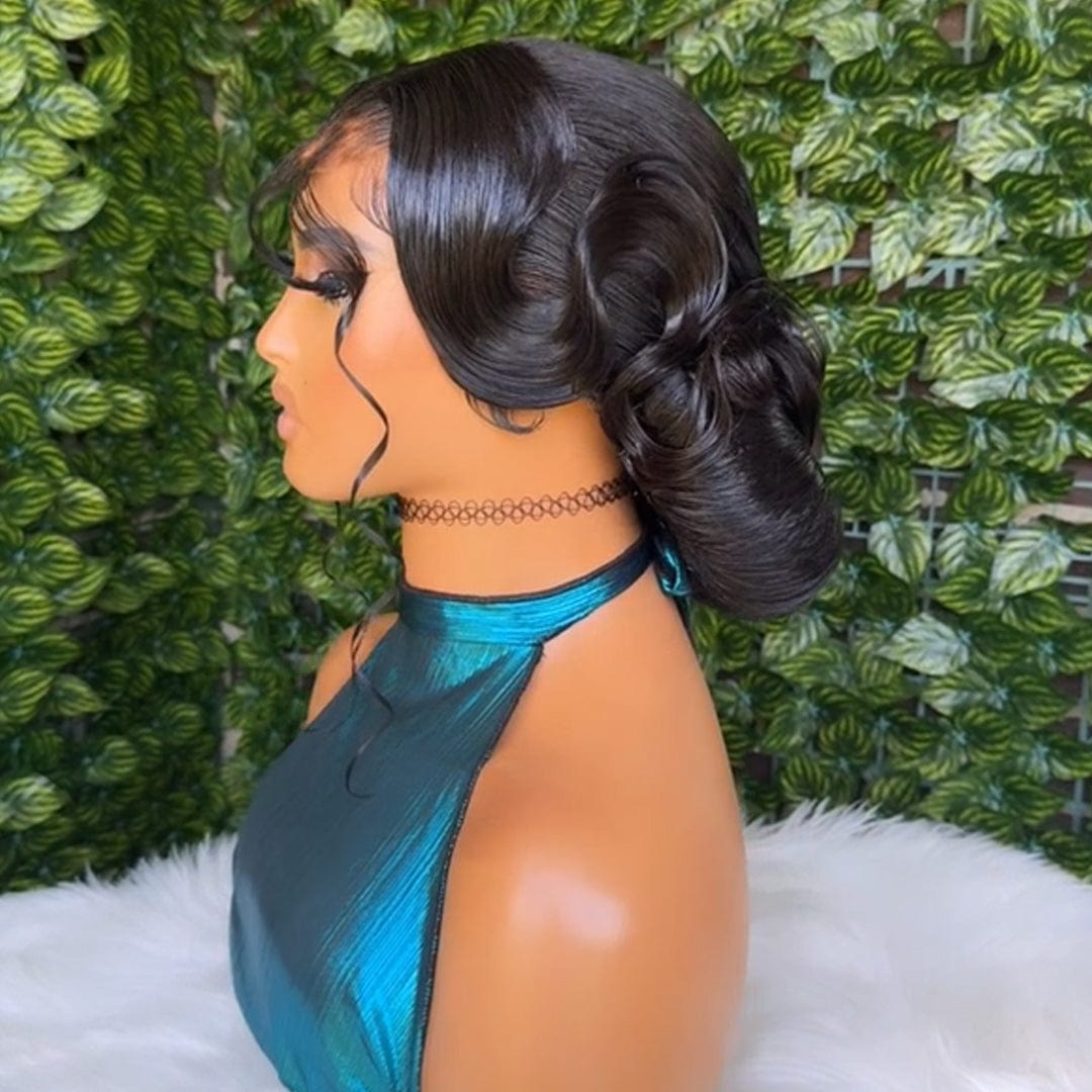 ailuxyhair-fr Coiffure de mariage identique à l'image AILUXY La perruque de mariage parfaite | Courbes Élégantes