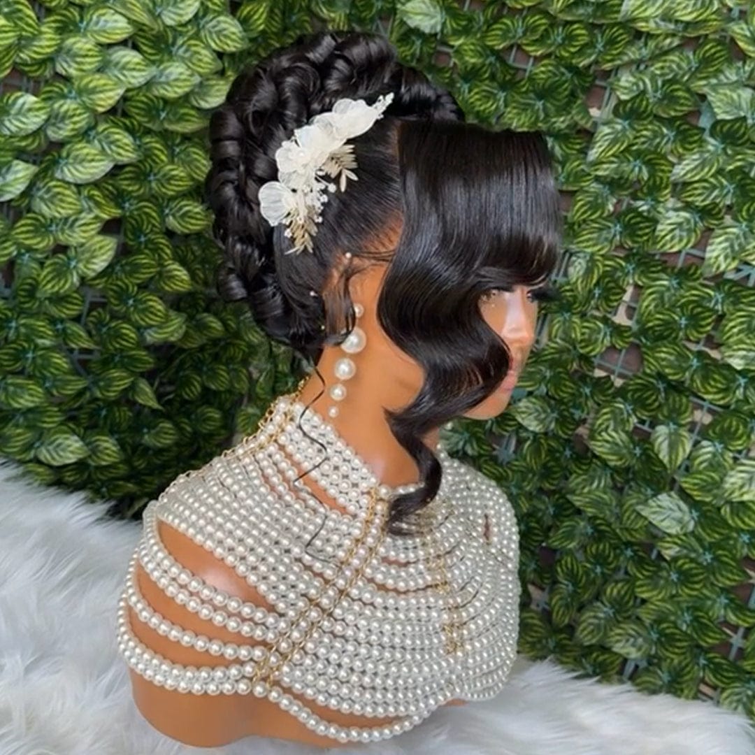 ailuxyhair-fr Coiffure de mariage identique à l'image AILUXY La perruque de mariage parfaite | Élégance Intemporelle
