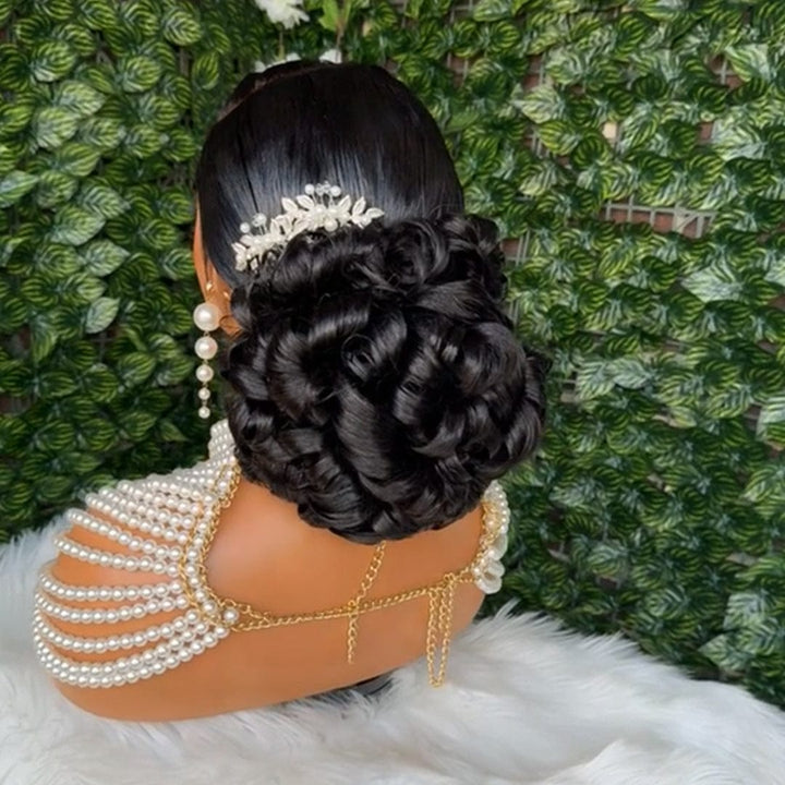 ailuxyhair-fr Coiffure de mariage identique à l'image AILUXY La perruque de mariage parfaite | Fascination Florale