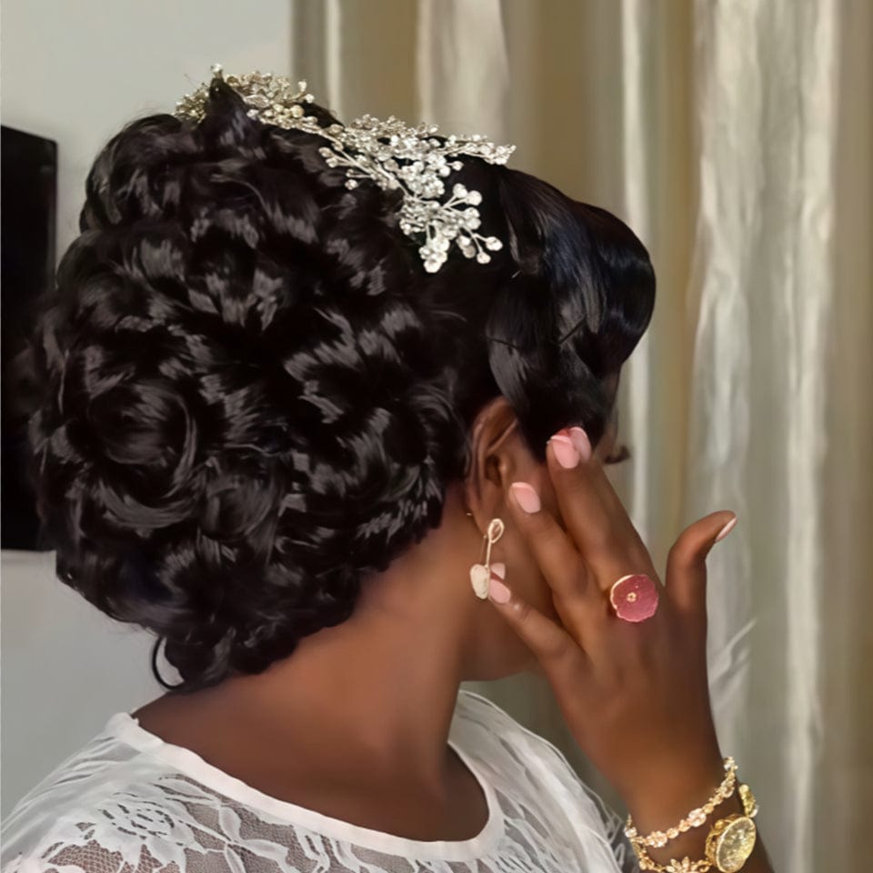 ailuxyhair-fr Coiffure de mariage identique à l'image AILUXY La perruque de mariage parfaite | Fascination Florale