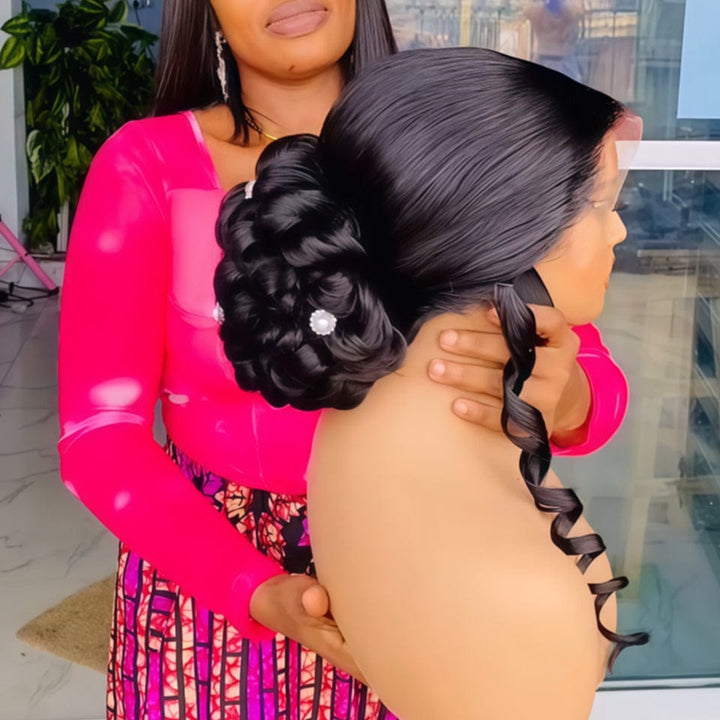 ailuxyhair-fr Coiffure de mariage identique à l'image AILUXY La perruque de mariage parfaite | Perruque Édition Limitée "Afro Queen"