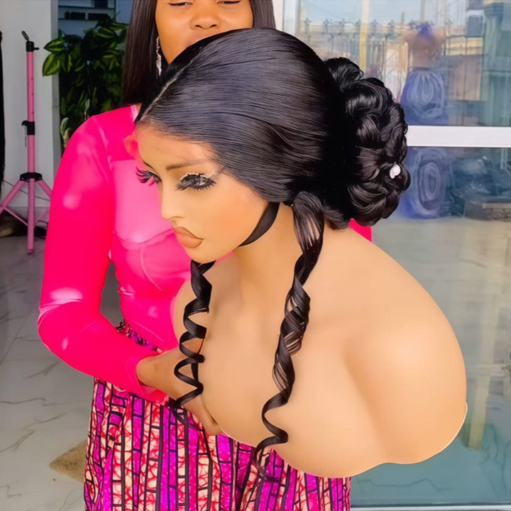 ailuxyhair-fr Coiffure de mariage identique à l'image AILUXY La perruque de mariage parfaite | Perruque Édition Limitée "Afro Queen"