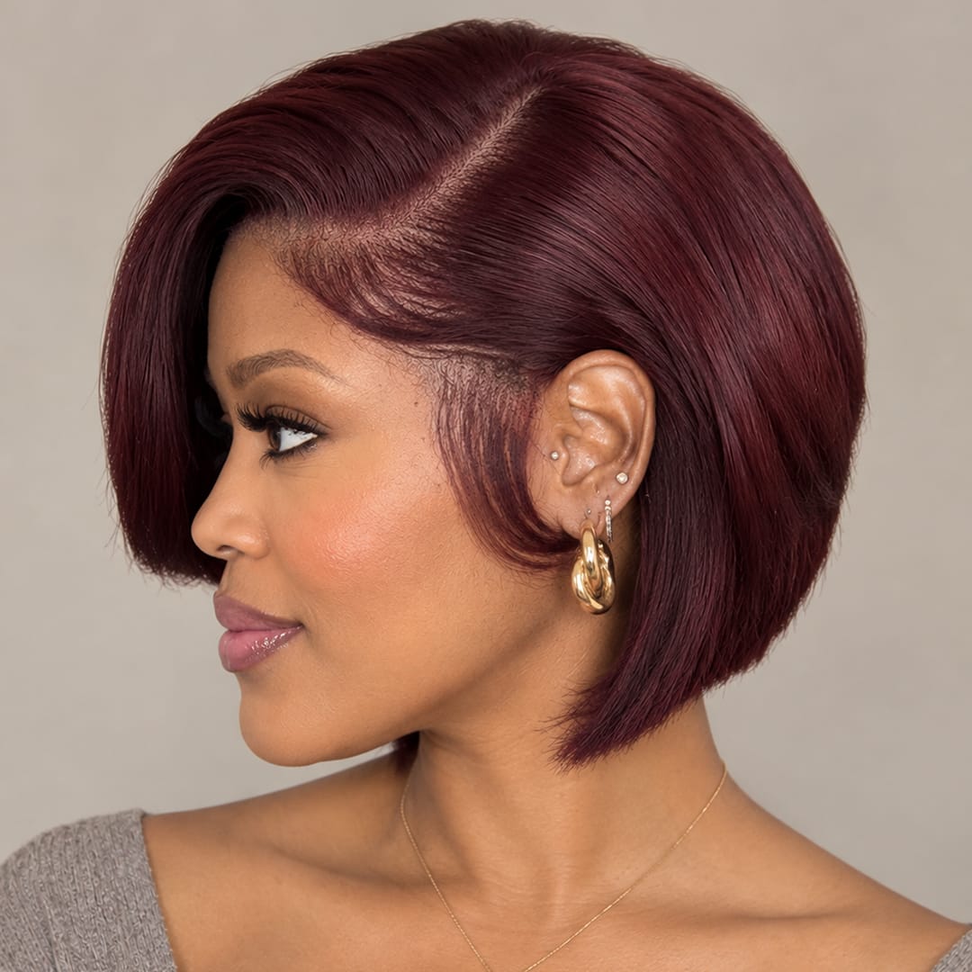 ailuxyhair-fr comme sur la vidéo AILUXY 99j LIZ  Perruque 100% Cheveux Humains comme sur la vidéo 3 - 4 jours reçus+Un beau cadeau