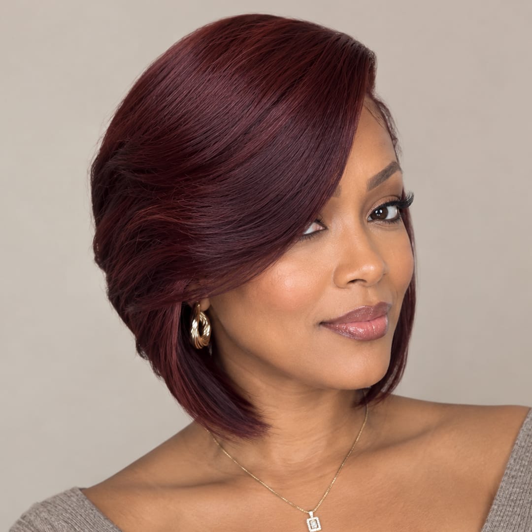 ailuxyhair-fr comme sur la vidéo AILUXY 99j LIZ  Perruque 100% Cheveux Humains comme sur la vidéo 3 - 4 jours reçus+Un beau cadeau