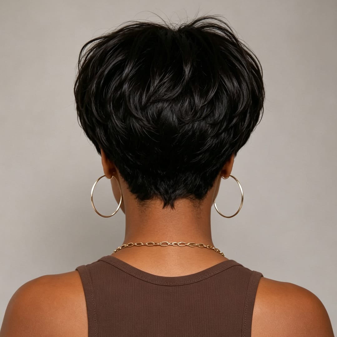 ailuxyhair-fr comme sur la vidéo(Duveteux) AILUXY Duveteux Perruque 100% Cheveux Humains comme sur la vidéo 3 - 4 jours reçus+Un beau cadeau