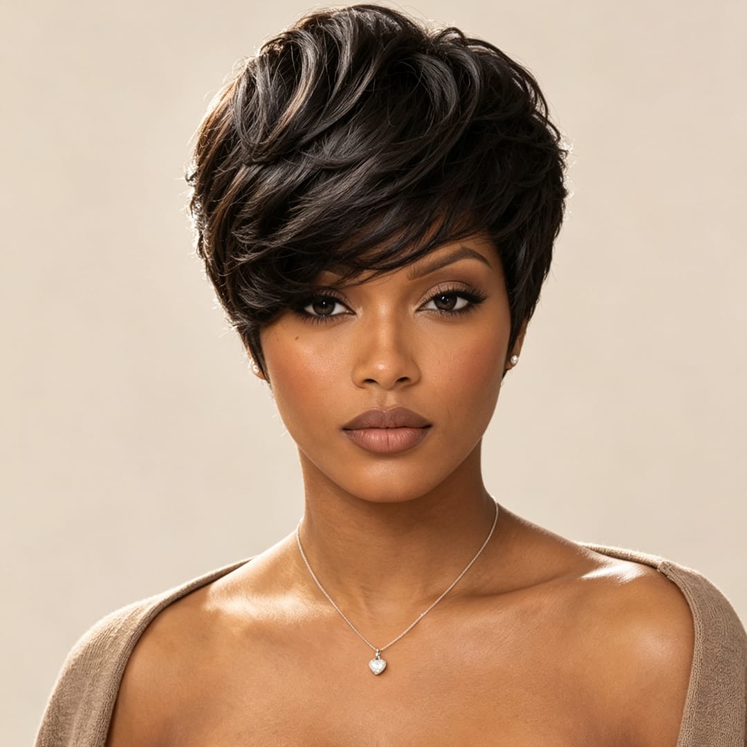 ailuxyhair-fr comme sur la vidéo (en france)AILUXY wig Perruque 100% Cheveux Humains comme sur la vidéo 3 - 4 jours reçus+Un beau cadeau (Copy)