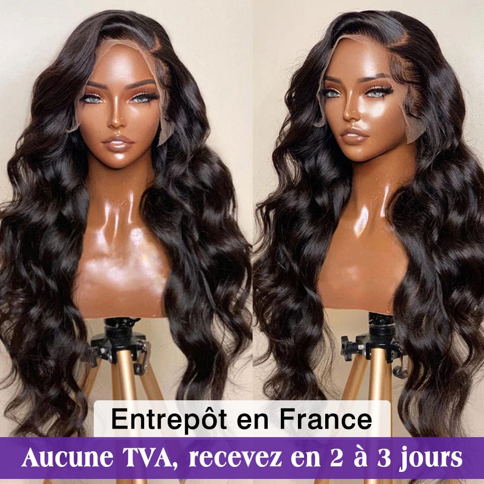 ailuxyhair-fr Copy of AILUXY 13x4 Lace Frontal Body Wave Longue Noir Perruque 100% Cheveux Humians