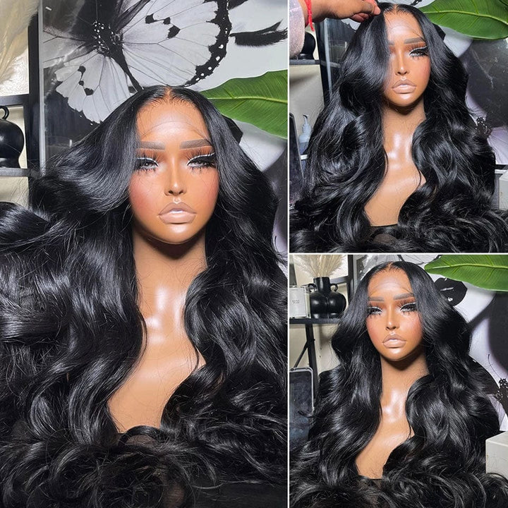 ailuxyhair-fr Copy of AILUXY 13x4 Lace Frontal Body Wave Longue Noir Perruque 100% Cheveux Humians