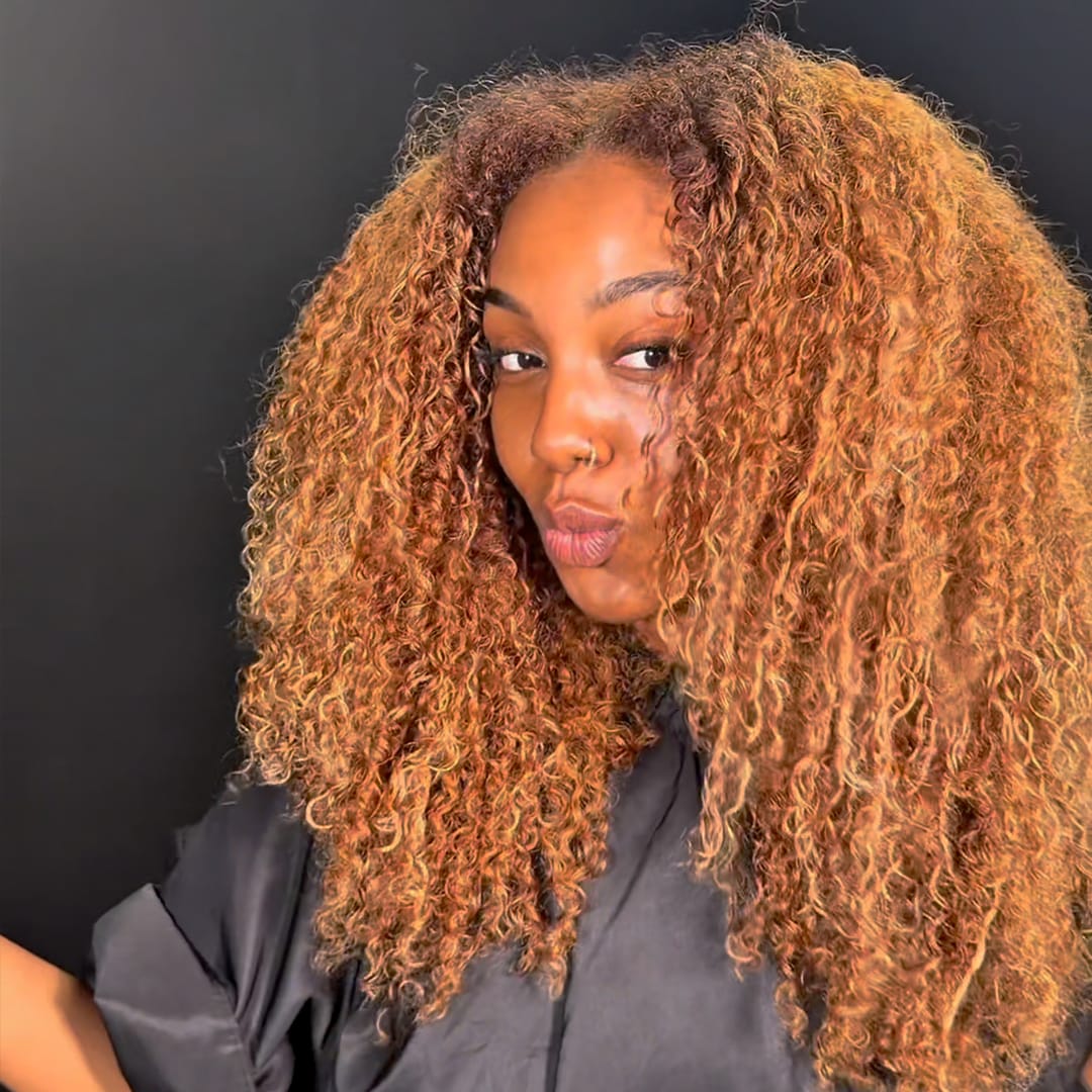 ailuxyhair-fr curly AILUXY  Perruque afro à volume généreux couleur cuivrée naturelle style Afro dynamique adapté au quotidien