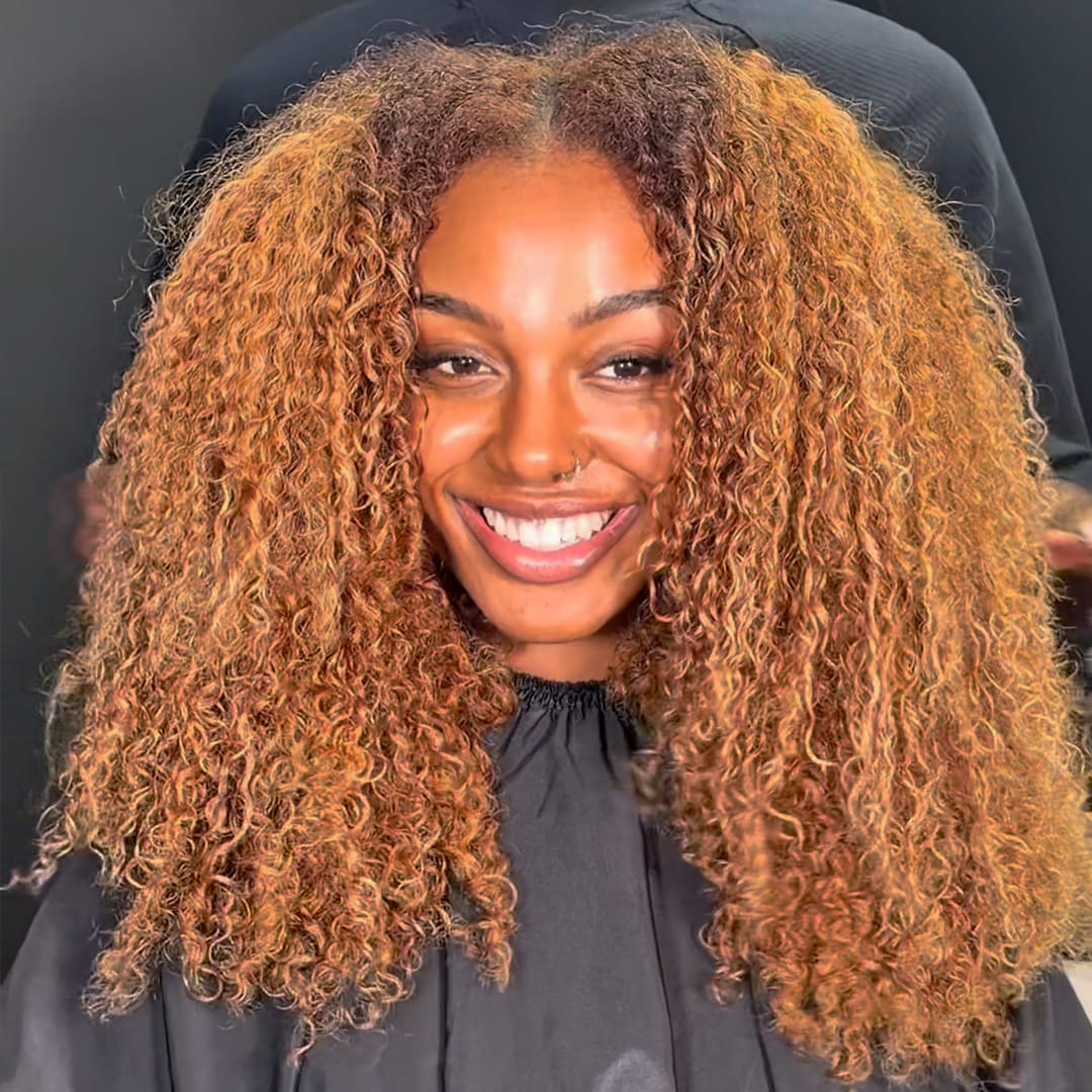 ailuxyhair-fr curly AILUXY  Perruque afro à volume généreux couleur cuivrée naturelle style Afro dynamique adapté au quotidien