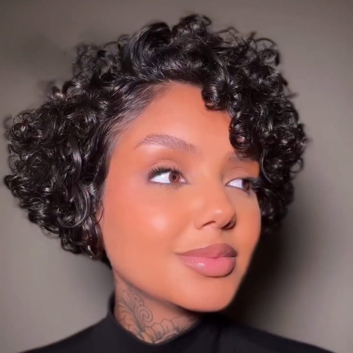 ailuxyhair-fr curly Conforme à la photo AILUXY Perruque Afro Curly, Lace Frontal 13×4, 100% Cheveux Humains, Design Unique et Volume Extrême