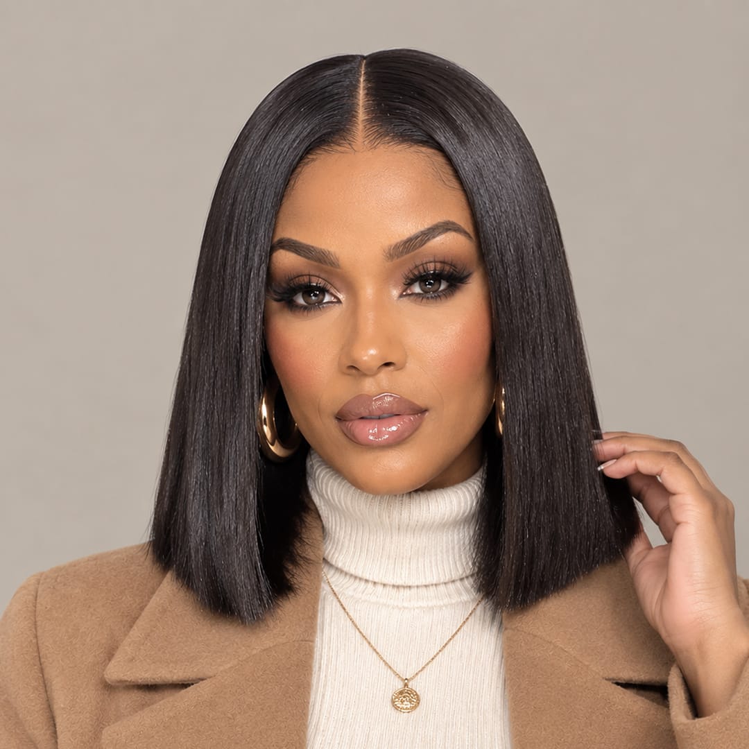 ailuxyhair-fr Entrepôt en France AILUXY Perruque Bob Luxe 2x6 en Dentelle Mode Haut de Gamme Française | Version améliorée 2.0