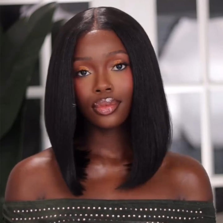 ailuxyhair-fr Entrepôt en France AILUXY Perruque Bob Luxe 2x6 en Dentelle Mode Look carré bob ultra chic