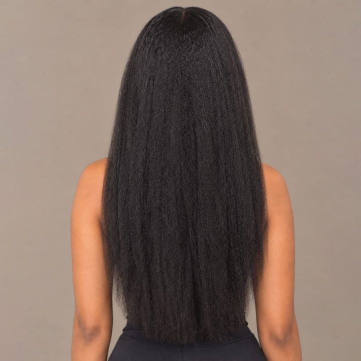 ailuxyhair-fr Entrepôt en France AILUXY Perruque Longue Kinky 4x4 Lace Closure Couleur Naturelle