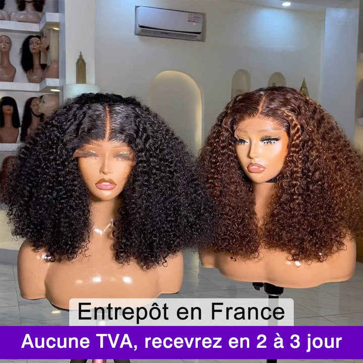 ailuxyhair-fr Entrepôt en France Couleur naturelle et 4#Mix30# AILUXY 2 Perruque COMBO | 4x4 avec fermeture 14pouces