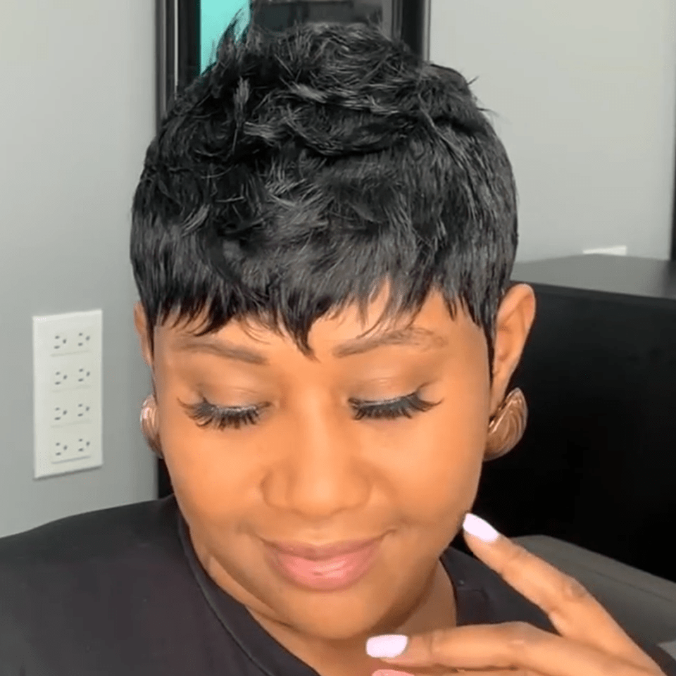 ailuxyhair-fr Entrepôt en France Courte Perruque AILUXY Perruque PIXIE à coupe effilée fabriquée à la machine