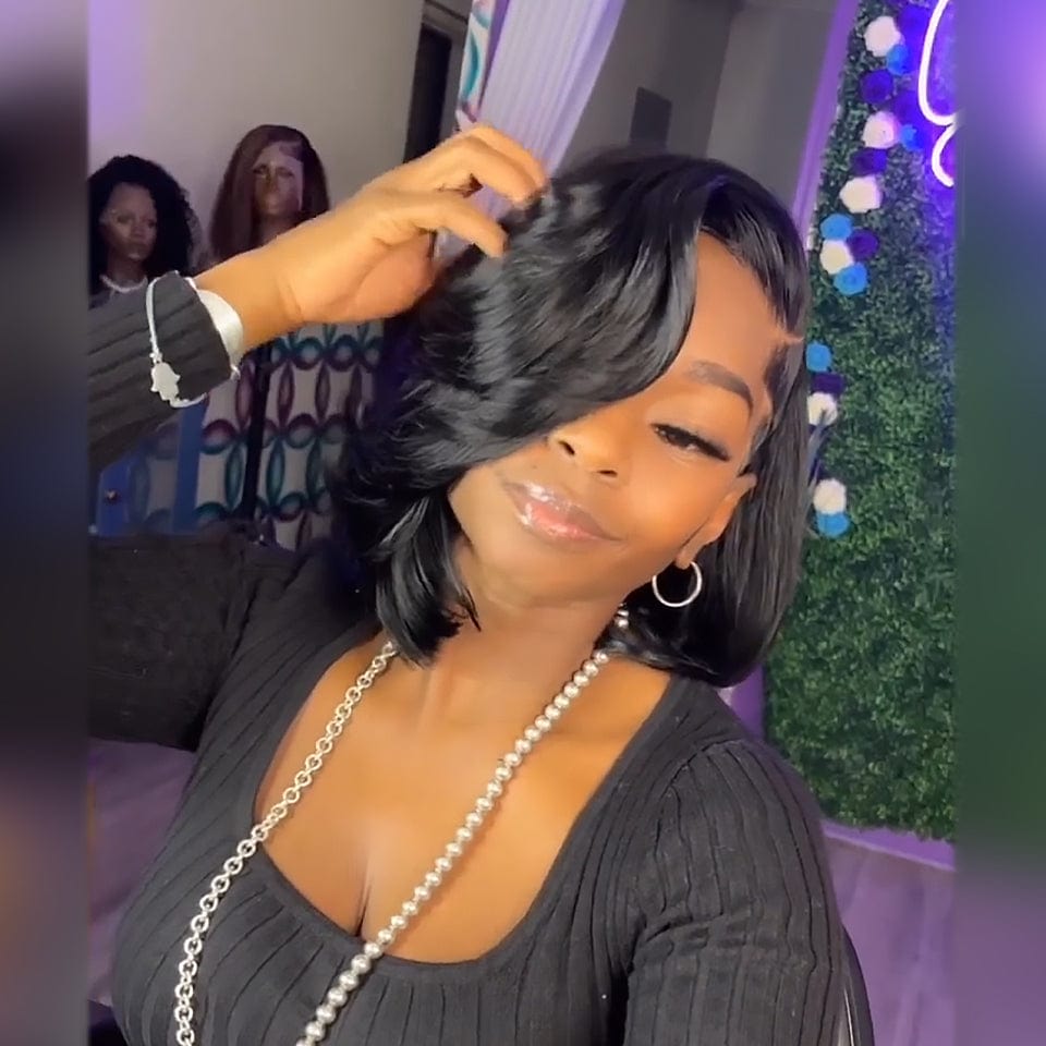 ailuxyhair-fr Identique à l'image 10pouces AILUXY Lace frontal Perruque Nouvelle Collection Printemps -Le Look des Stars à Portée de Clic