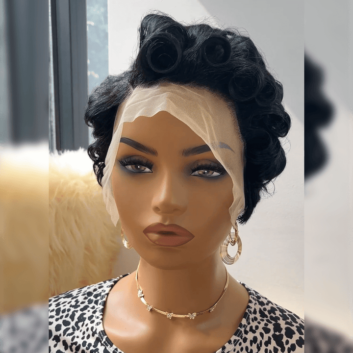 ailuxyhair-fr identique à l'image AILUXY 13x4 Lace Frontal Marie Perruque 100% Cheveux Humains comme sur la vidéo 2 - 3 jours reçus+Un beau cadeau