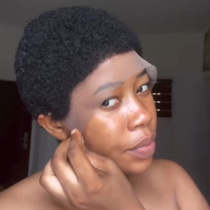 ailuxyhair-fr identique à l'image AILUXY perruque Afro pixie lace 13x4 lowcut couleur naturelle super bouclée