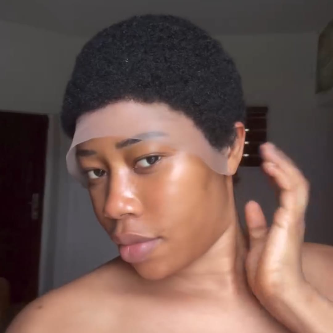ailuxyhair-fr identique à l'image AILUXY perruque Afro pixie lace 13x4 lowcut couleur naturelle super bouclée