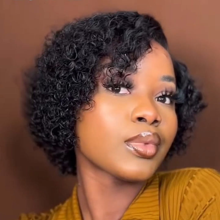ailuxyhair-fr identique à l'image AILUXY Perruque Courte à Petites Boucles Crépues Volumineuse avec Ligne Cheveux Naturelle, Facile à Porter et à Mettre, Coiffure Tendance pour Femme