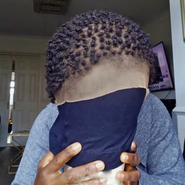 ailuxyhair-fr identique à l'image AILUXY Perruque Full Lace Box Braid Tranças Carrées, Coiffure Africaine Réaliste