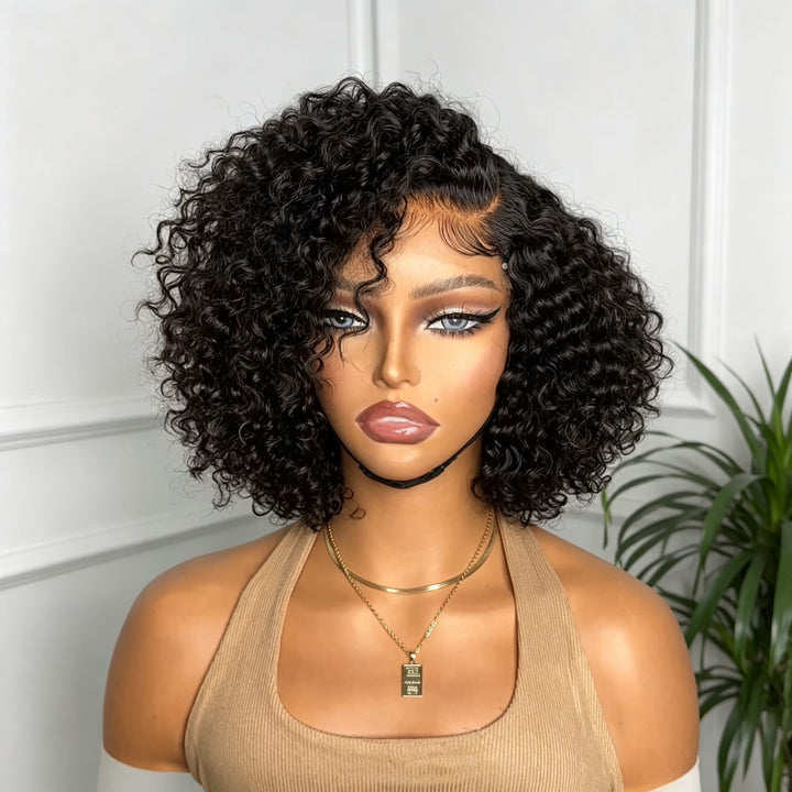 ailuxyhair-fr identique à l'image AILUXY Perruque Mi-Courte à Texture Frisée Souple, Boucles Rebondissantes, Coiffure Naturelle Sans Effort