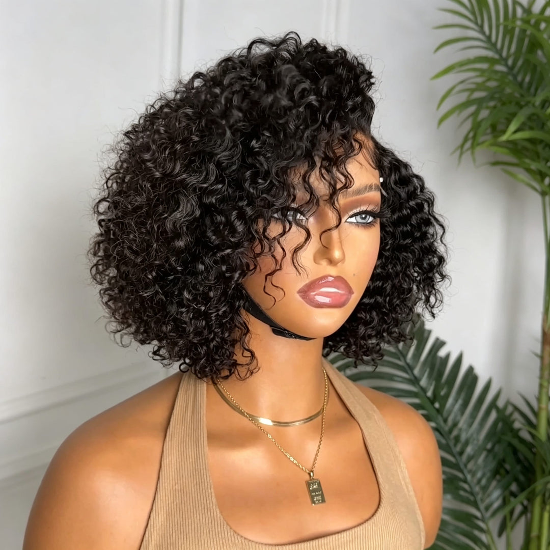 ailuxyhair-fr identique à l'image AILUXY Perruque Mi-Courte à Texture Frisée Souple, Boucles Rebondissantes, Coiffure Naturelle Sans Effort
