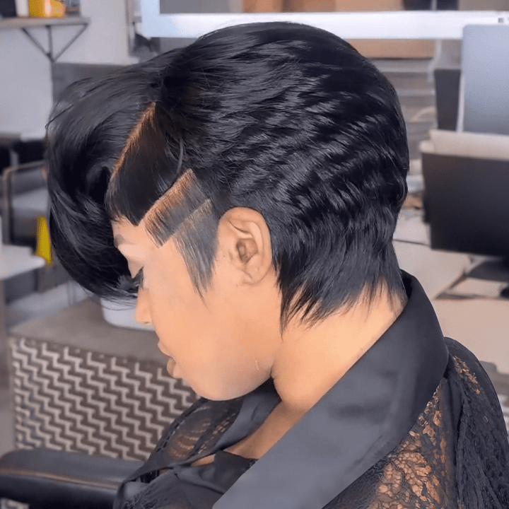 ailuxyhair-fr identique à l'image AILUXY perruque pixie lace 13x6 lowcut couleur naturelle Lisse coiffure personnalisée