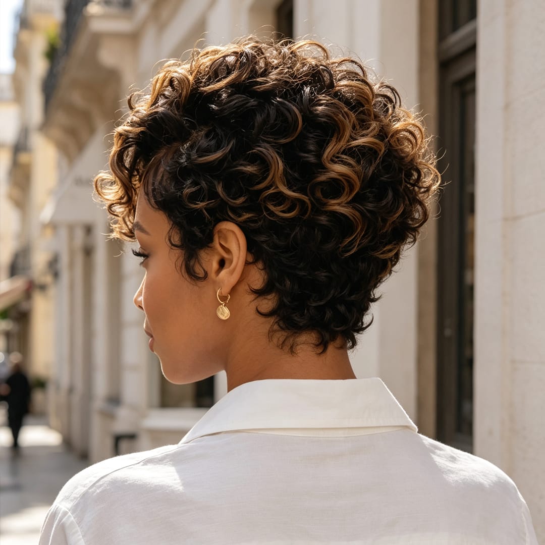 ailuxyhair-fr identique à l'image AILUXY Pixie Bob 4X4 lace Perruque 100% Cheveux Humains comme sur la vidéo 2 - 3 jours reçus+Un beau cadeau