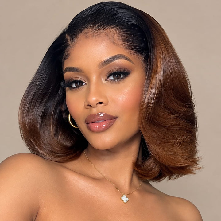 ailuxyhair-fr Identique à l'image（En france） AILUXY Courte Perruque 100% Cheveux Humains comme sur la vidéo 2 - 3 jours reçus+Un beau cadeau