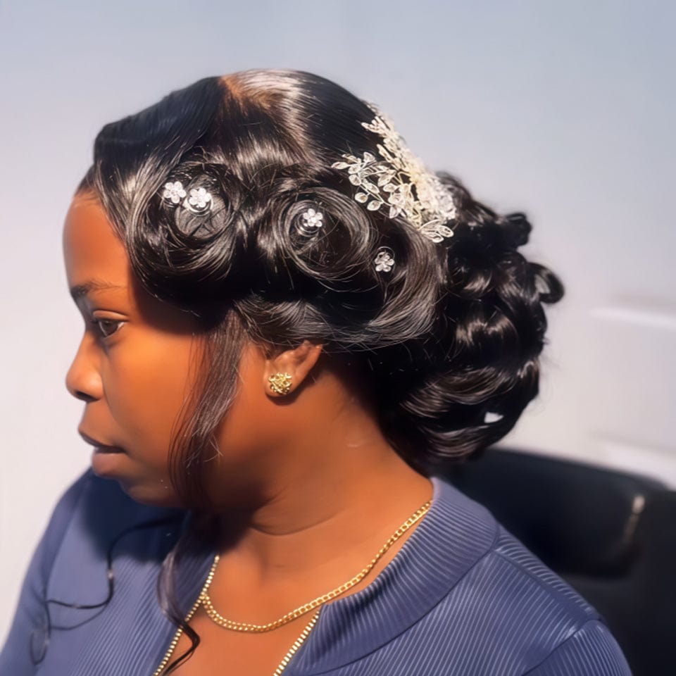 ailuxyhair-fr Identique à la photo AILUXY Collection spéciale Mariage parfaite | Perruque Édition Limitée "Afro Queen"