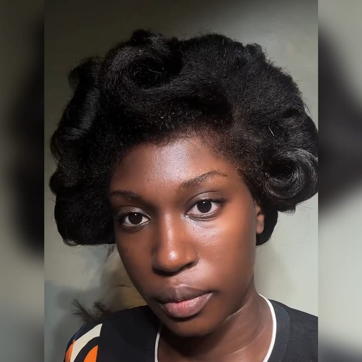 ailuxyhair-fr Identique à la photo AILUXY Perruque 13X4 Lace Front 100% Cheveux Humains, Volume Afro Naturel, Entretien Facile