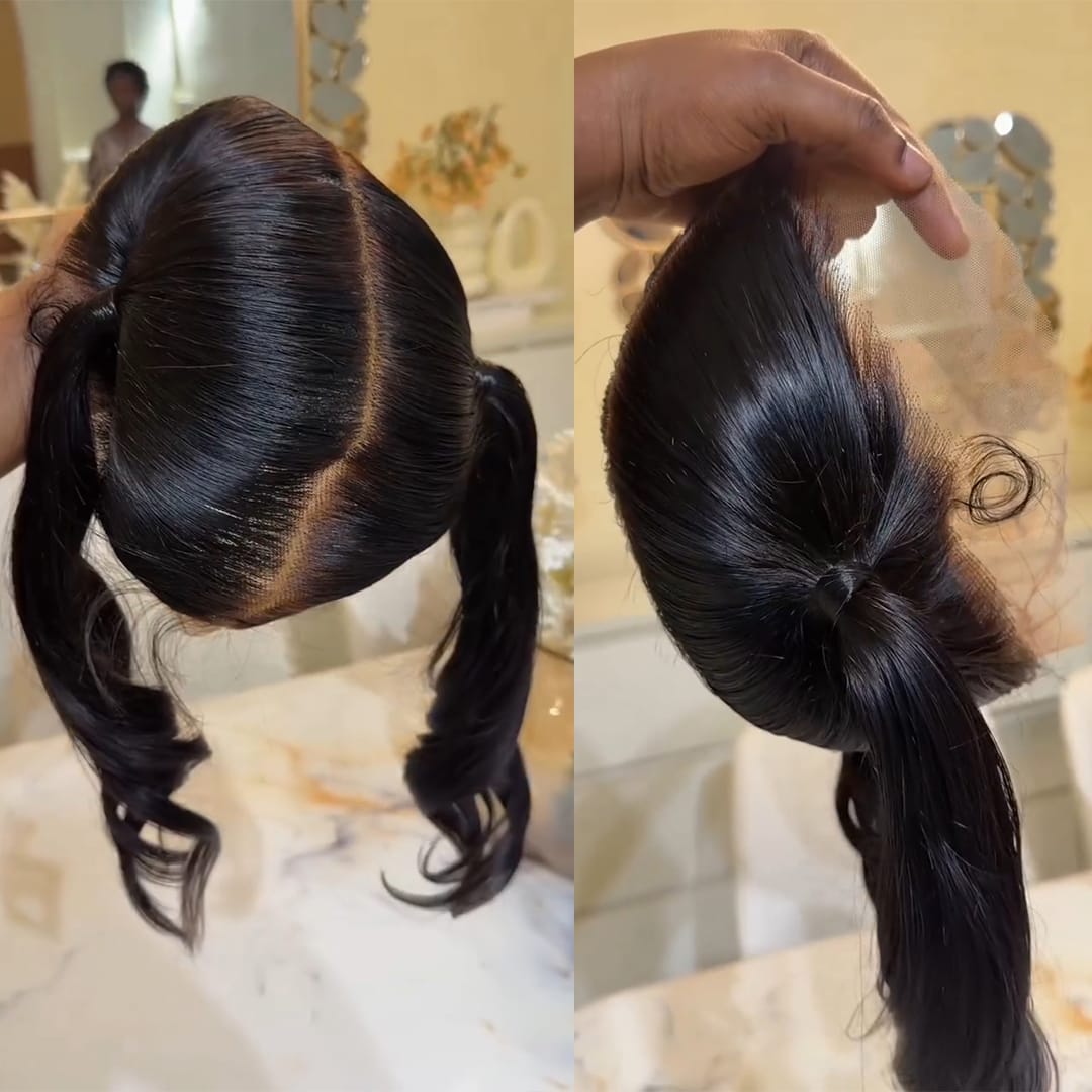 ailuxyhair-fr Identique à la photo AILUXY Perruque Lisse "Sleek Ponytail" - Cheveux Humains Remy
