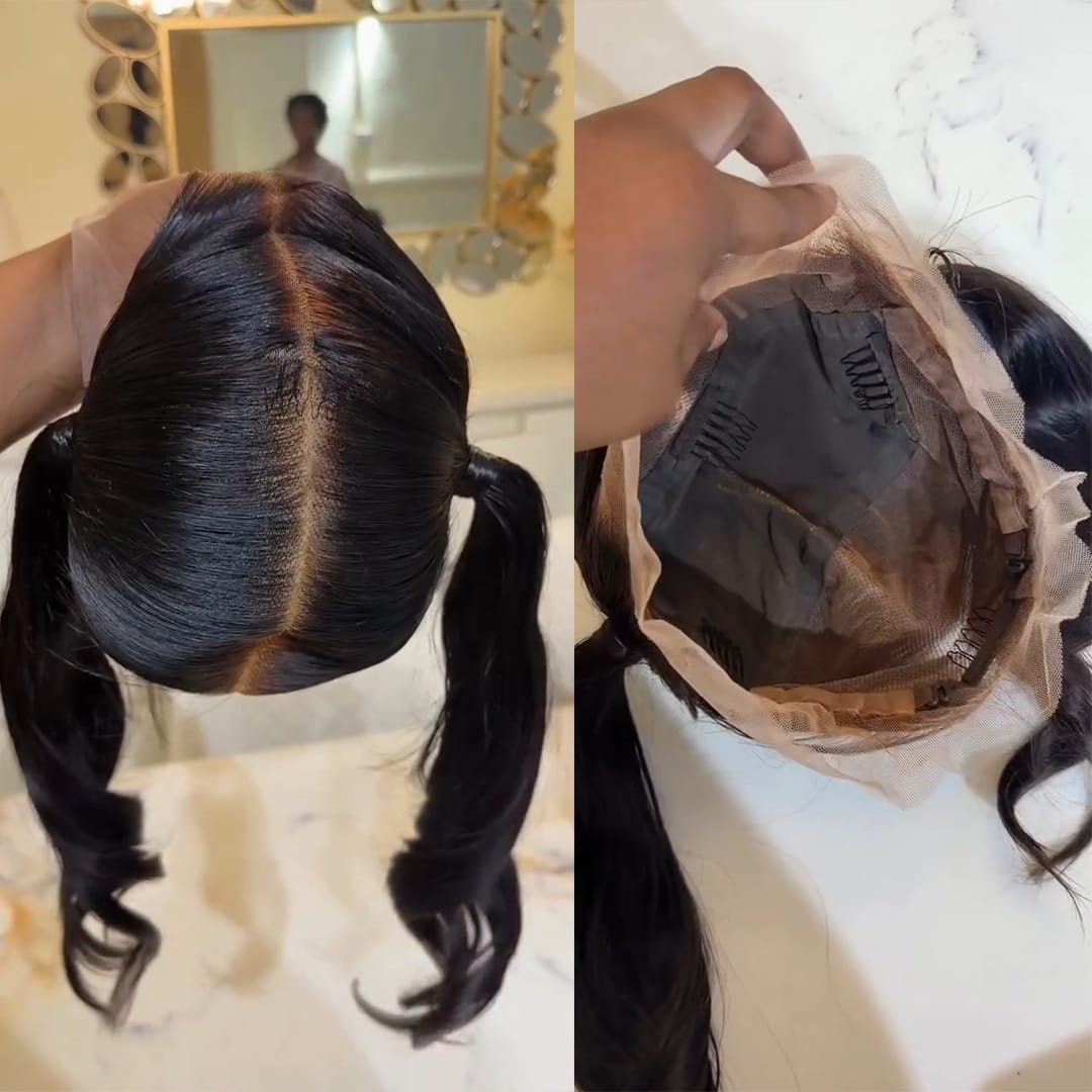 ailuxyhair-fr Identique à la photo AILUXY Perruque Lisse "Sleek Ponytail" - Cheveux Humains Remy